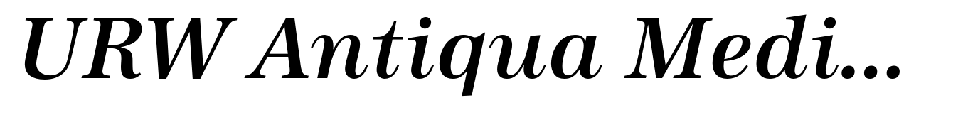 URW Antiqua Medium Italic